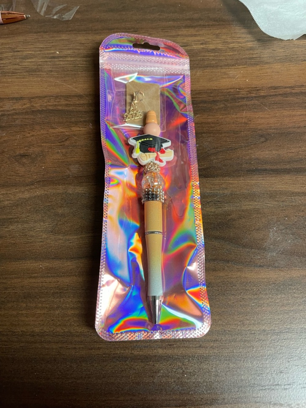 Cute Graduation  Pen with 2026 golden charm